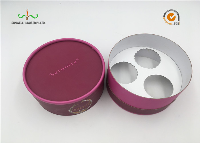 CMYK Color Recyclable Cardboard Cylinder Tubes For Gift Packaging