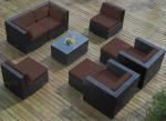 Leisure Aluminium Outdoor Garden wicker chair PE Rattan patio Backyard Sofa sets
