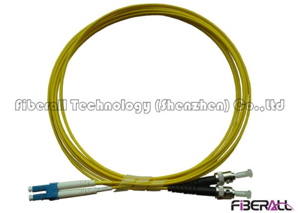 Data Center Singlemode Fiber Optic Jumper LC To ST Fiber Patch Cable Low