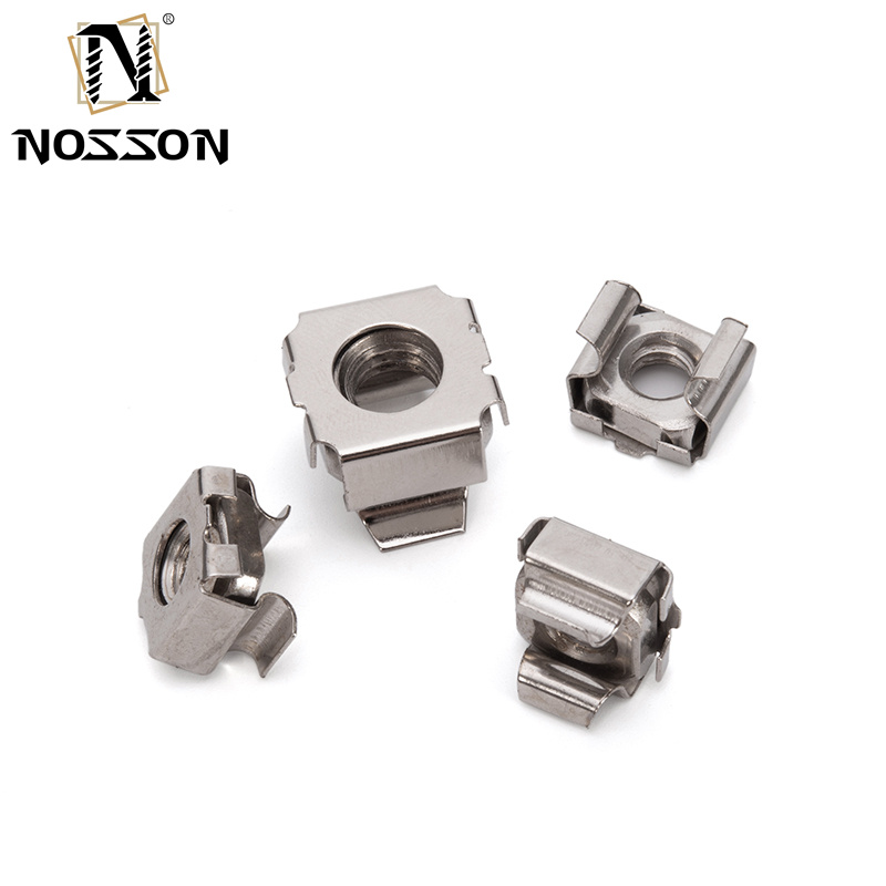 Alloy Steel Custom Clip Nut M4 M6 M8 M10 Galvanized Square Lock Nut Carbon Steel Cage Nut Retail Industry's Best Choice