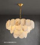 Modern Lighting Fixtures Luxury Restaurant Bar Indoor Large Marble Chandelier