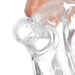 Shandong Yuncheng Super Flint Glass 700ml Empty Round Glass Mini Liquor Bottle