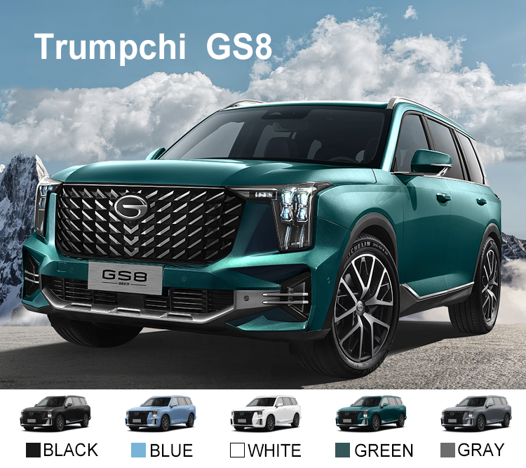 Gac Trumpchi Gs8 2.0T Gasoline Car Hybrid Car Chinese Integral Body with Steering and Cabin Structure