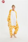 Wholesale Soft Flannel Fleece Funny Giraffee pajamas Mascot Costumes
