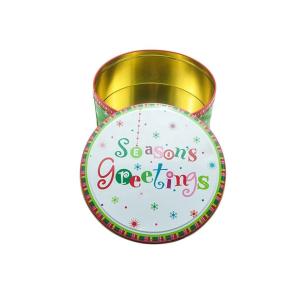 Wholesale Personalized Tin Box Vintage Cake Tins Food Grade Cookie Gift Tins Round Favor Tins from china suppliers