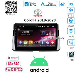 Wholesale Toyota Corolla 2019-2020 car radio Android GPS navigation camera factory from china suppliers