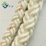 8 Strand Polyester Marine Fiber Rope For Marine Mooring Vessel Barging