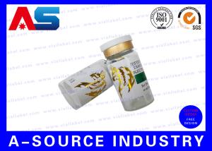 Wholesale Pharmaceutical Labels 10mL Glossy Gold Foil Embossing Printing Of Sterile Glass Vials from china suppliers