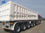 Optional Colors Dump Semi Trailer Front Lifting 5 Axles 70 Tons Easy Repair