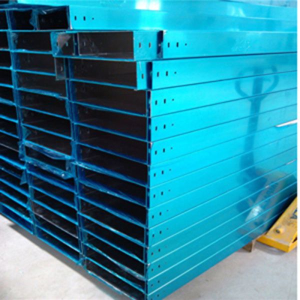 Vertically Bent Fireproof Cable Tray And Hot Dip Galvanized Cable Trunking Sprayed With Aluminum Alloy Plate