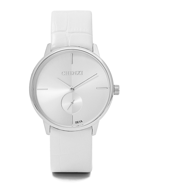 Famous Brand CHENXI Super Simple Classic Sport Watchn Stainless Steel Case Leather Watches