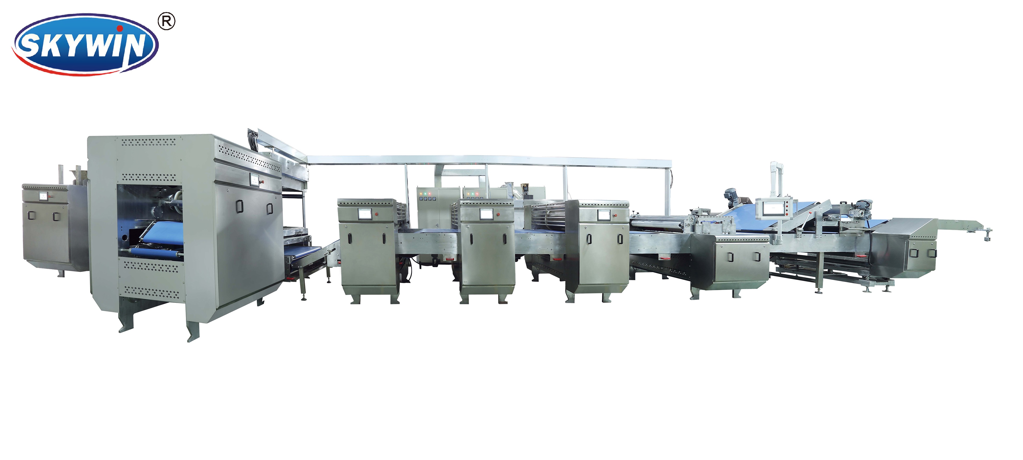 Width 1200mm 800kg/H Bakery Biscuit Making Machine / Biscuit Production Machine