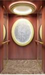 Luxury Machine Room Less Elevator Fuji VVVF Control Passenger Lifts