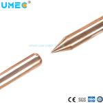 99.9% Electrolytic Copper Molecular Copper Clad Steel Grounding Rod Bare