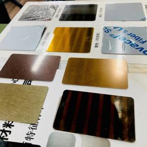 Wholesale ASTM JIS Decorative 201 Colored Stainless Steel Sheet Metal Anti Fingerprint from china suppliers