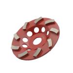 6-400 Grit Concrete Diamond Tools 12 Segments 4 Inch Concrete Grinding Wheel