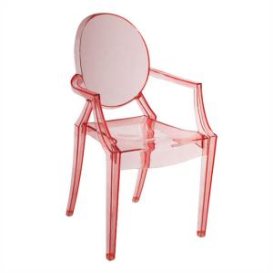 Wholesale Polycarbonate Children'S Armchair Pink Kids Plastic Chair With Arm from china suppliers