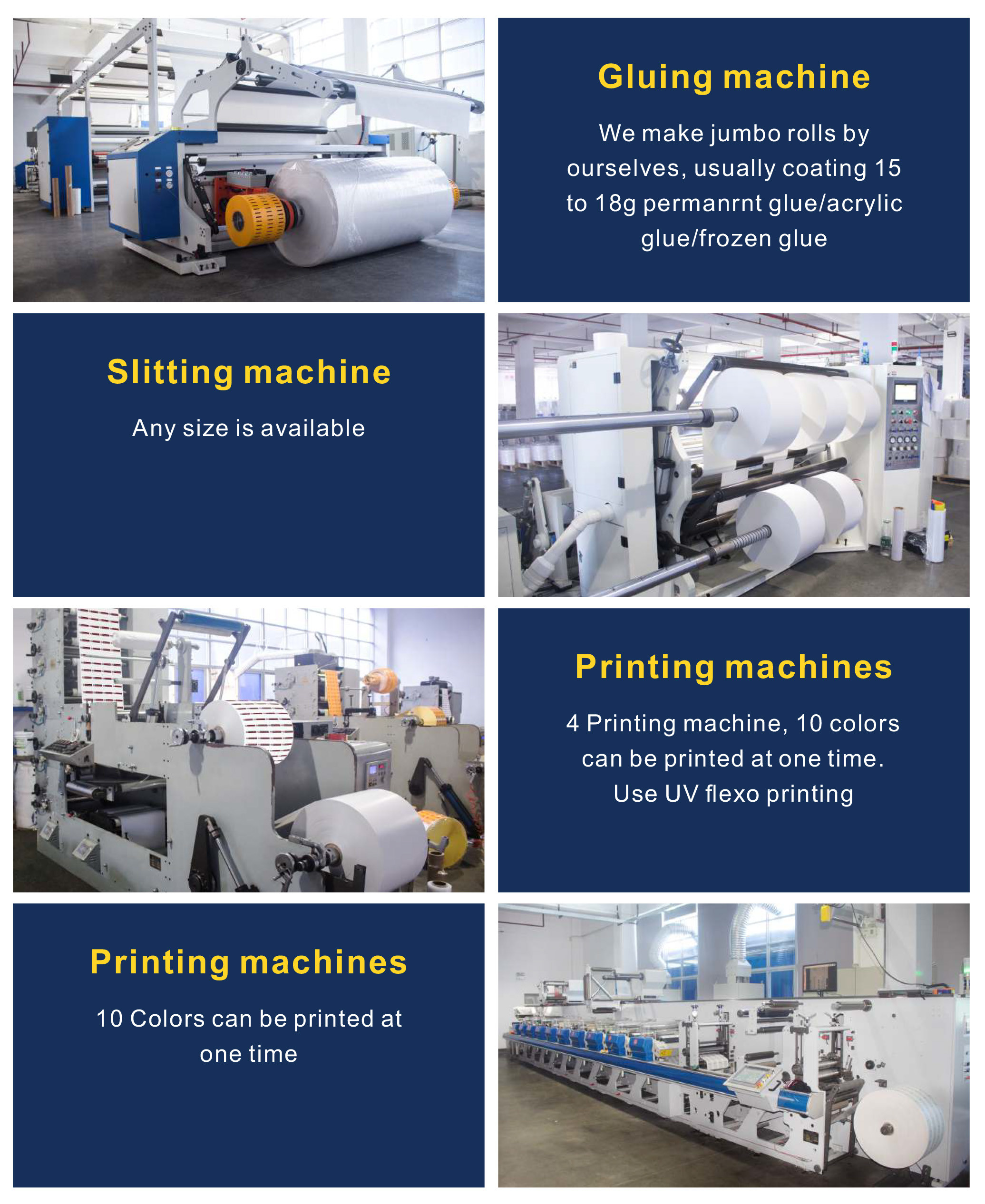 100um water proof inkjet pp matte synthetic paper adhesive in roll with white glassine liner