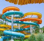 Aqua Water Park Summer Water Games Fiberglass Water Slide Set for Kids