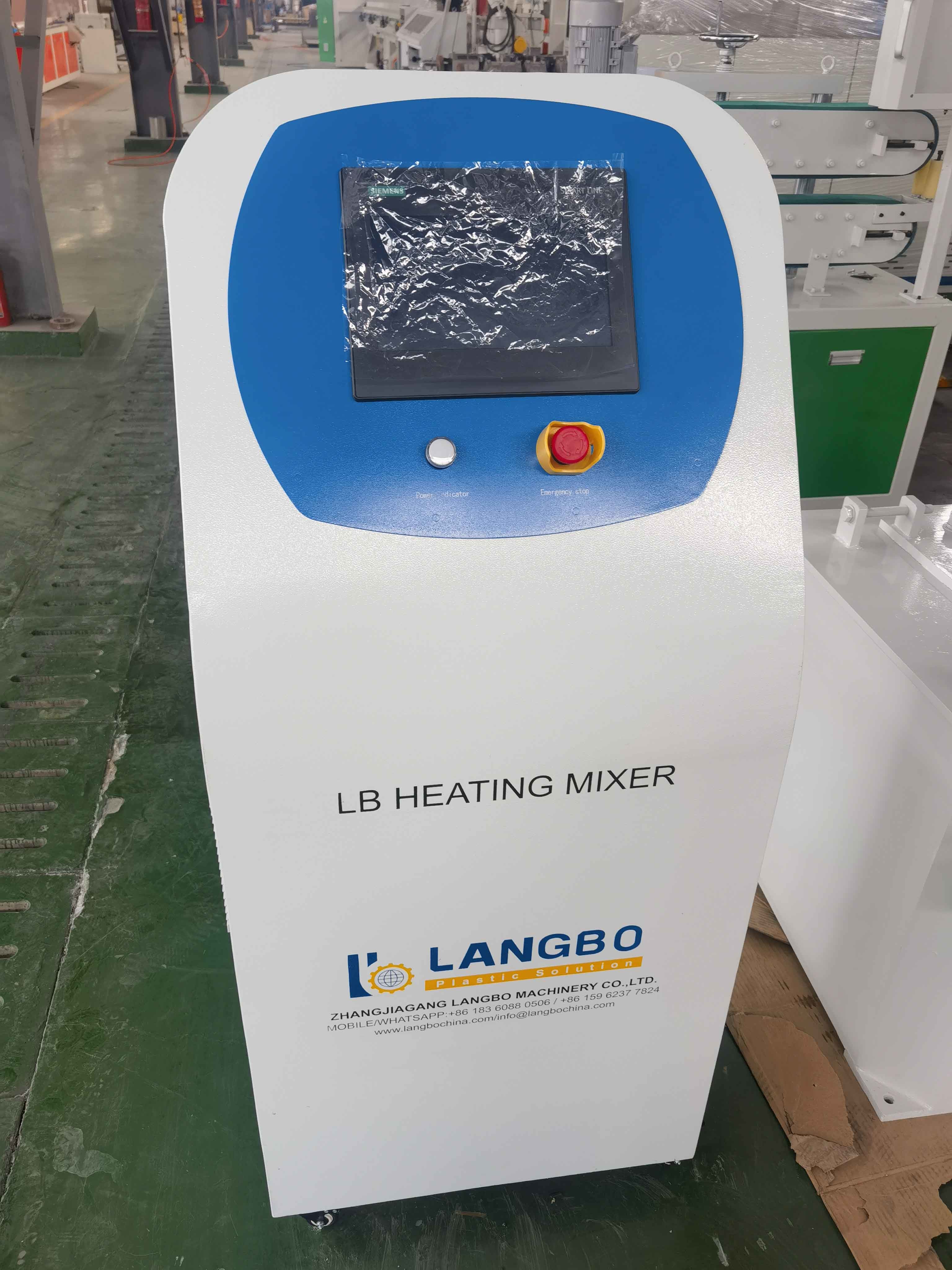 Industrial High-Speed Hot Heating Cooling PVC Mixer Machine for Plastic Powder Granules Mixing and Recycling with Wear-Resistant Blades Prevent