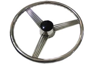 Wholesale 13.5&quot; Boat Steering Wheel , Highly Polished Stainless Boat Steering Wheel from china suppliers
