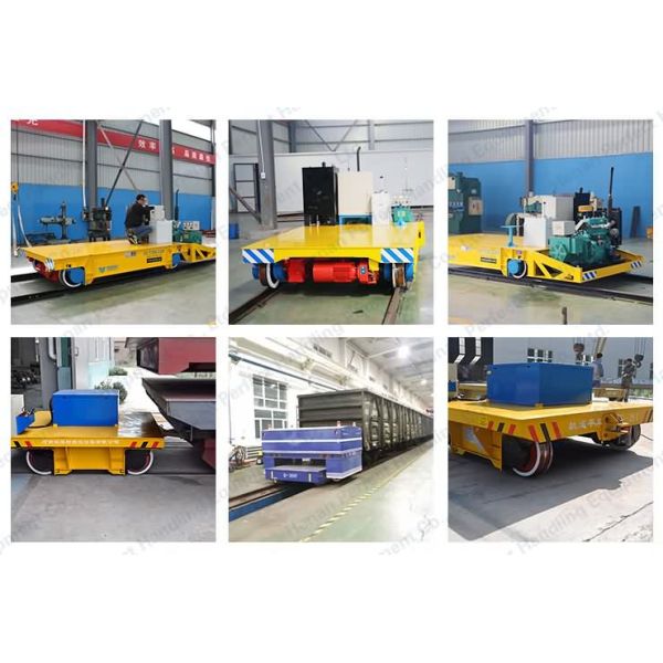 70ton Heavy Loads Transportation Motorized Rail Transfer Cart