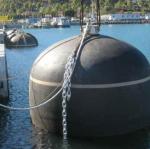 2.5m*5.5m Marine Durable Hydro Pneumatic Fender Natural Rubber Ship Fenders