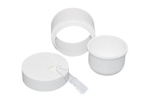 Wholesale Non Spill Plastic Cosmetic Cream Jar 50g 100g With Scoop from china suppliers