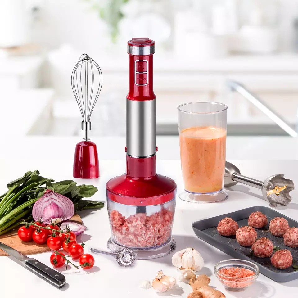 220V Portable Hand Blender 5 In 1 Variable Speed 12 Months Warranty