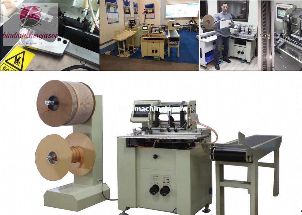 Semi automatic twin wire inserting machine DCA520 for calendar produce