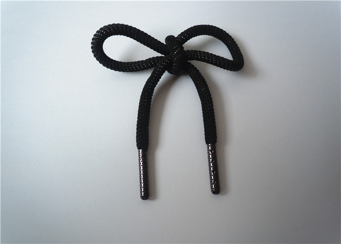 Apparel Accessories Custom Printed Shoelaces , Round Colored Shoe Laces