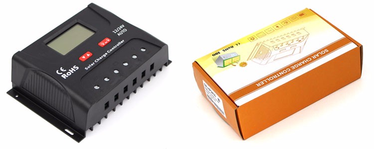 Lead Acid Battery 12v Battery Charge Controller With LCD Display Bluetooth