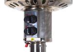 220 cmH Stainless Steel Silver Gas Flexible Radiant Outdoor Mushroom Gas Heater