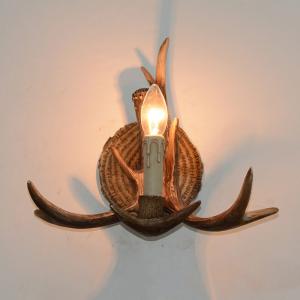 Wholesale Personality Antler Art Wall Lamp Parlor Study Corridor Aisle Decorative Sconce Restaurant Cafe Bar Wall Mounted Lighting from china suppliers