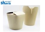 Round Bottom Disposable Paper Products Offset Printing For Noodle