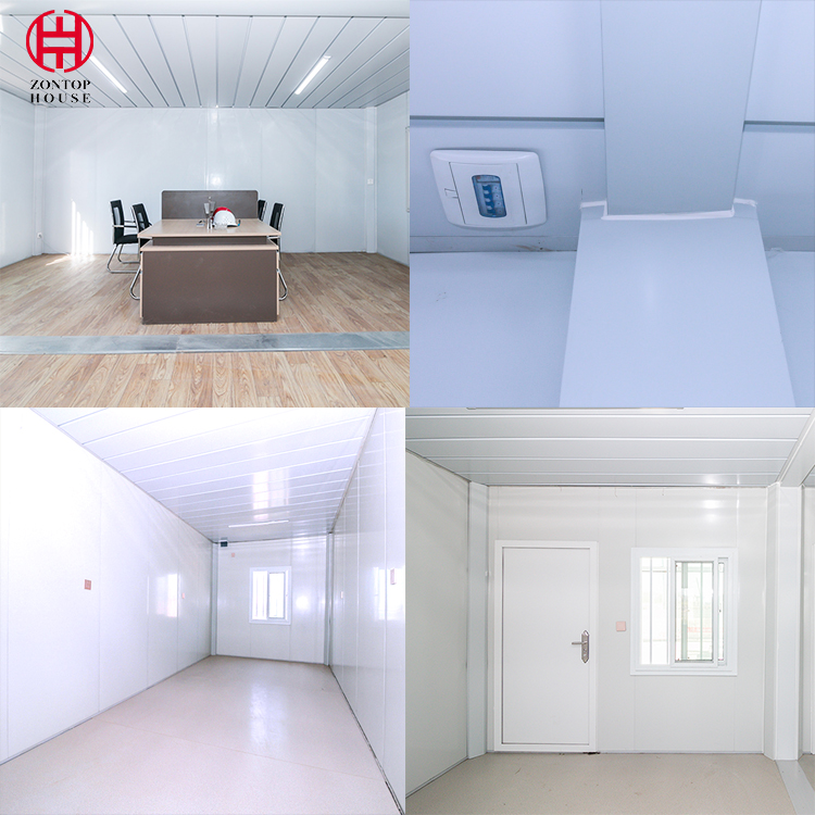 Zontop 2 Story 40 Ft Building Material Steel Structure Modular Apartment Prefabricated Homes Prefab Container House