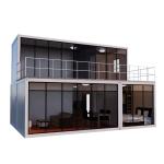 Steel 20ft 2 Bedroom Shipping Container House Anti Rust Prefabricated Homes