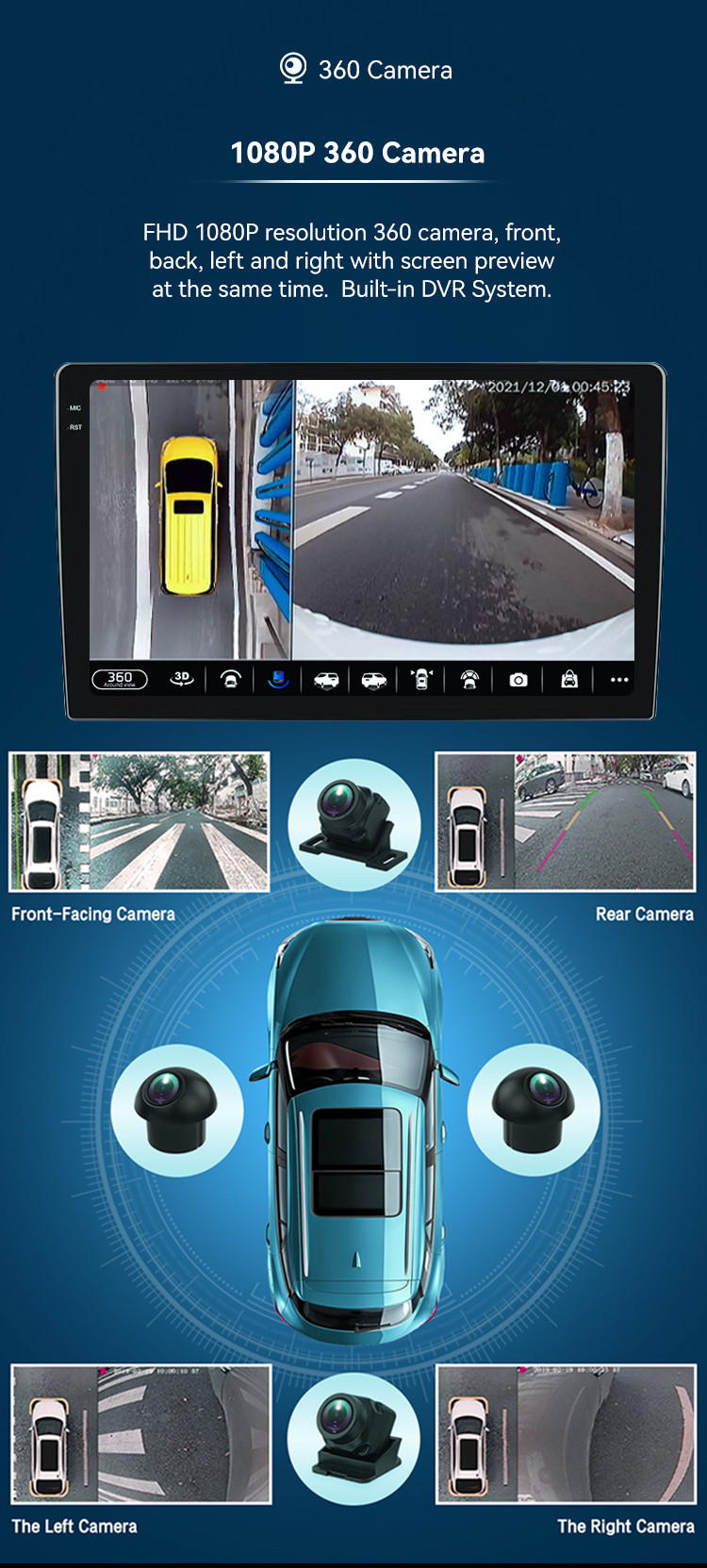 Android 12 13.1 Inch 8 Core CAR RADIO Support 9 Inch 10 Inch 2k QLED Octa-core 2.0GHz Car dvd player Car Radio