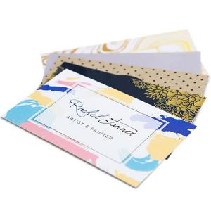 Wholesale Personality Printed Paper Business Cards Embossed Gold Foil Luxury Business Cards Printing from china suppliers
