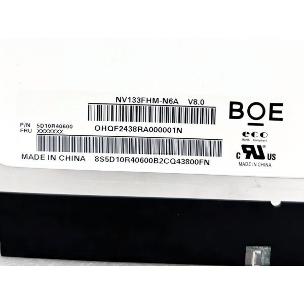 BOE NV133FHM-N54 LCD panel technical specifications and interface details