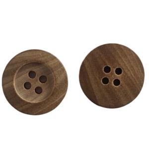 Wholesale Four Hole Customize Natural Wooden Buttons With Natural Wood Texture OEKO100 from china suppliers