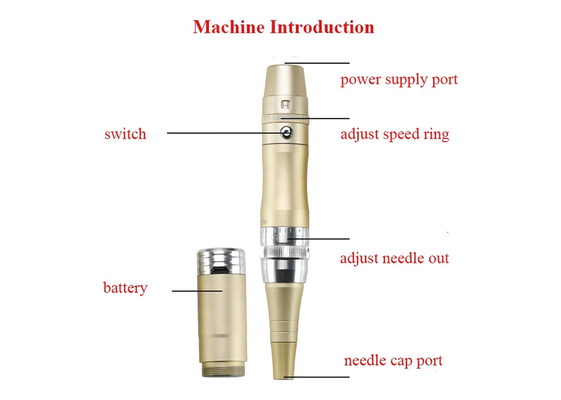 Aluminium Alloy Pmu Pen Permanent Makeup Machine Miroblading
