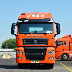 Wholesale Sinotruk SITRAK CNG C7H Used Tractor Trailer Head Truck 6x4 380hp 120 M 3 Curtain Truck Heavy Truck with None Touch Screen from china suppliers