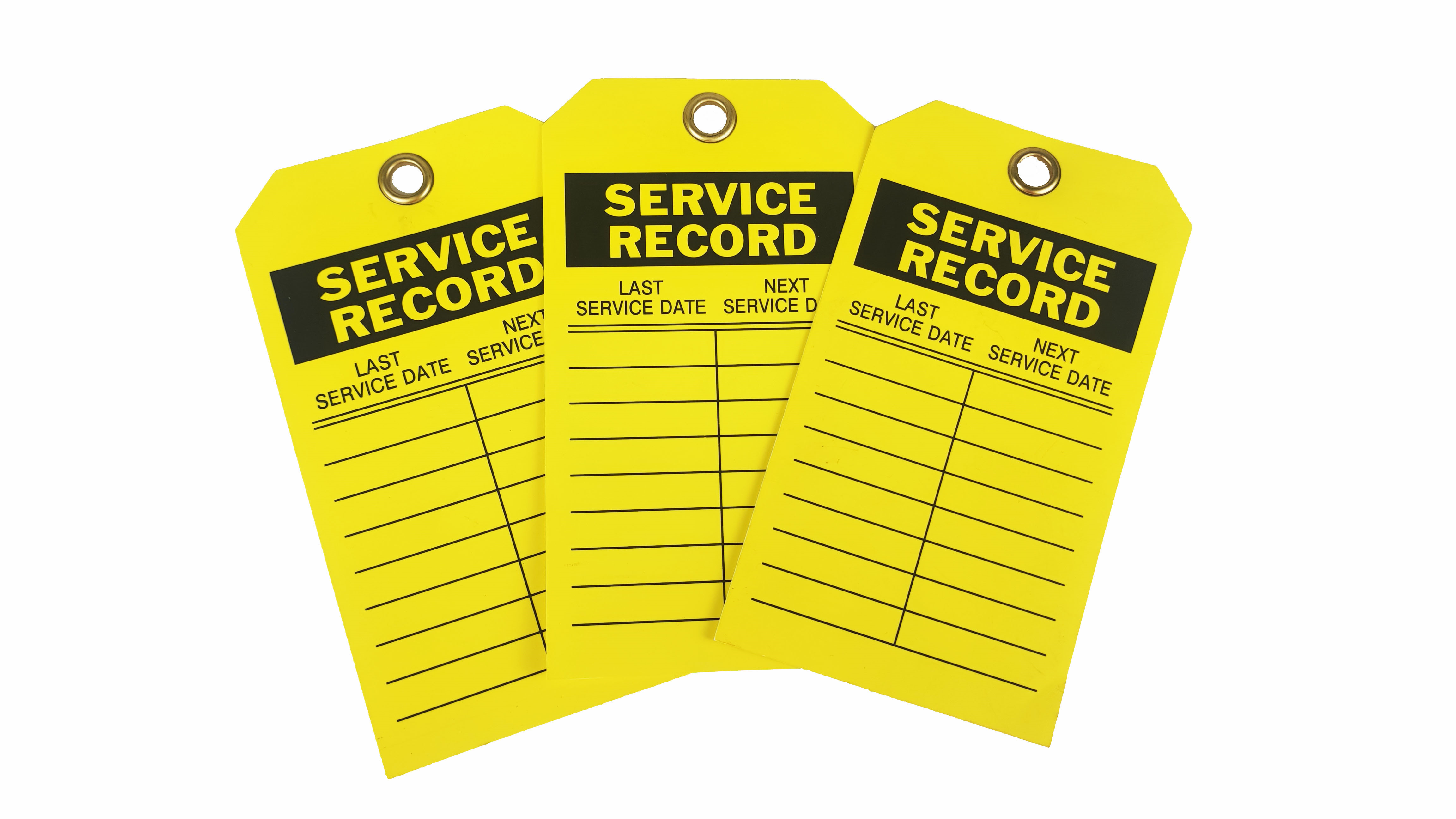 Industrial Plastic Safety Tag Customized Waterproof Plastic Material