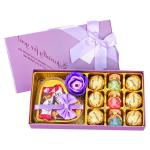 Chocolate Truffle Corrugated Festival Gift Boxes For Valentine'S Day
