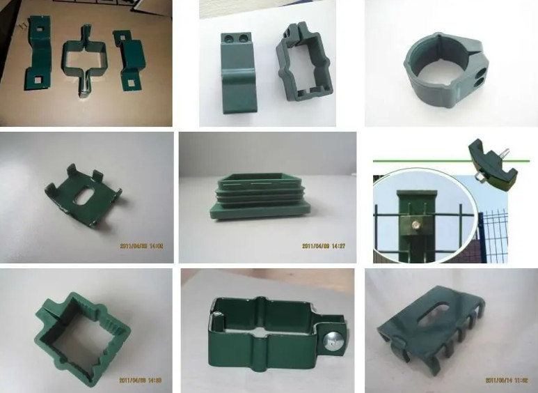 PVC Coated Green 3D Curved Welded Wire Mesh Garden Fence For Playground
