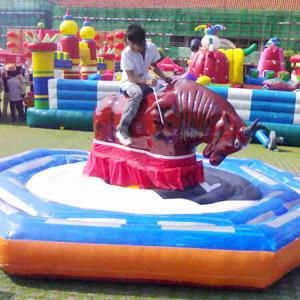 Wholesale CE ISO Standard Amusement Park Rides Bull Fight Ride Inflatable Cushion from china suppliers