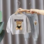 Boys And Girls Children'S Long Sleeve Set Cartoon Pattern