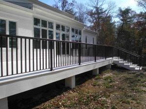 Wholesale High Durability Iron Balcony Railing Low Maintenance For Outdoor Villa from china suppliers