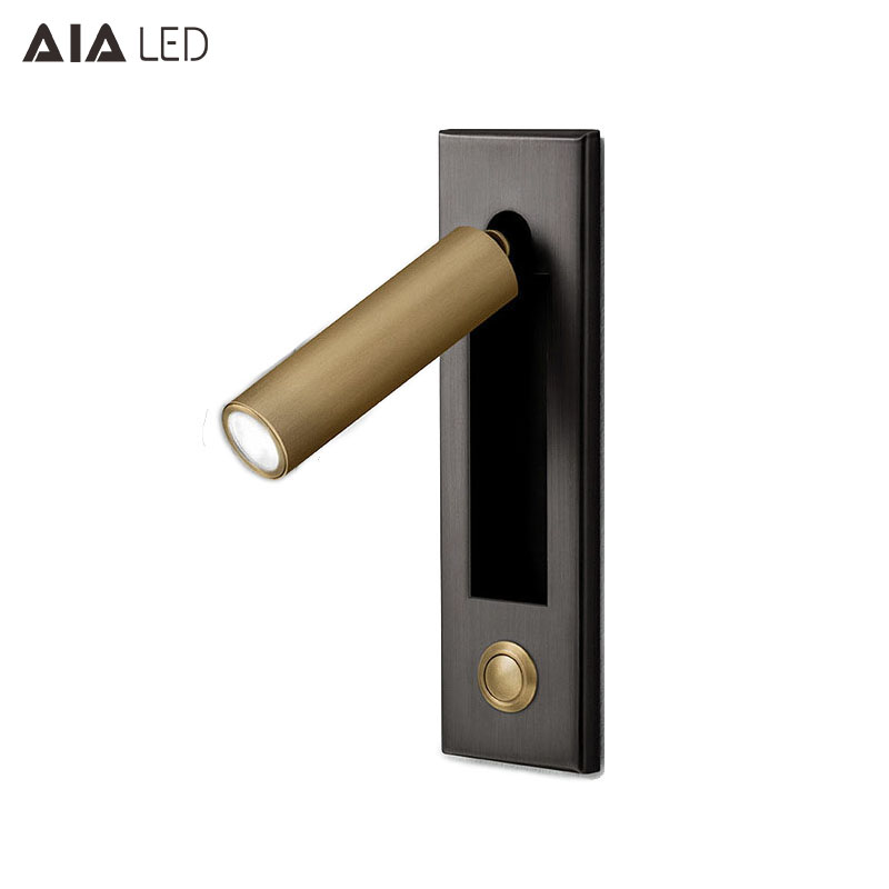 Adjustable led bed wall light&indoor led headboard wall light &led wall reading light for apartment project